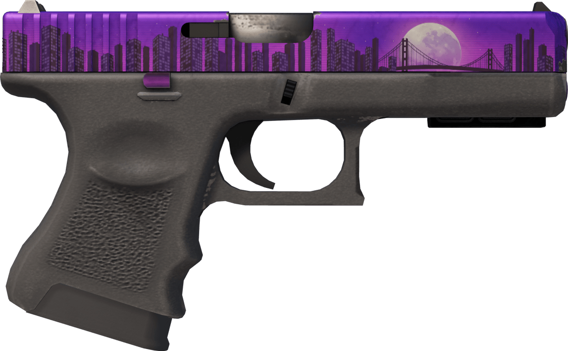 Preview image 2 of StatTrak™ Glock-18 | 城里的月光 (略有磨损)