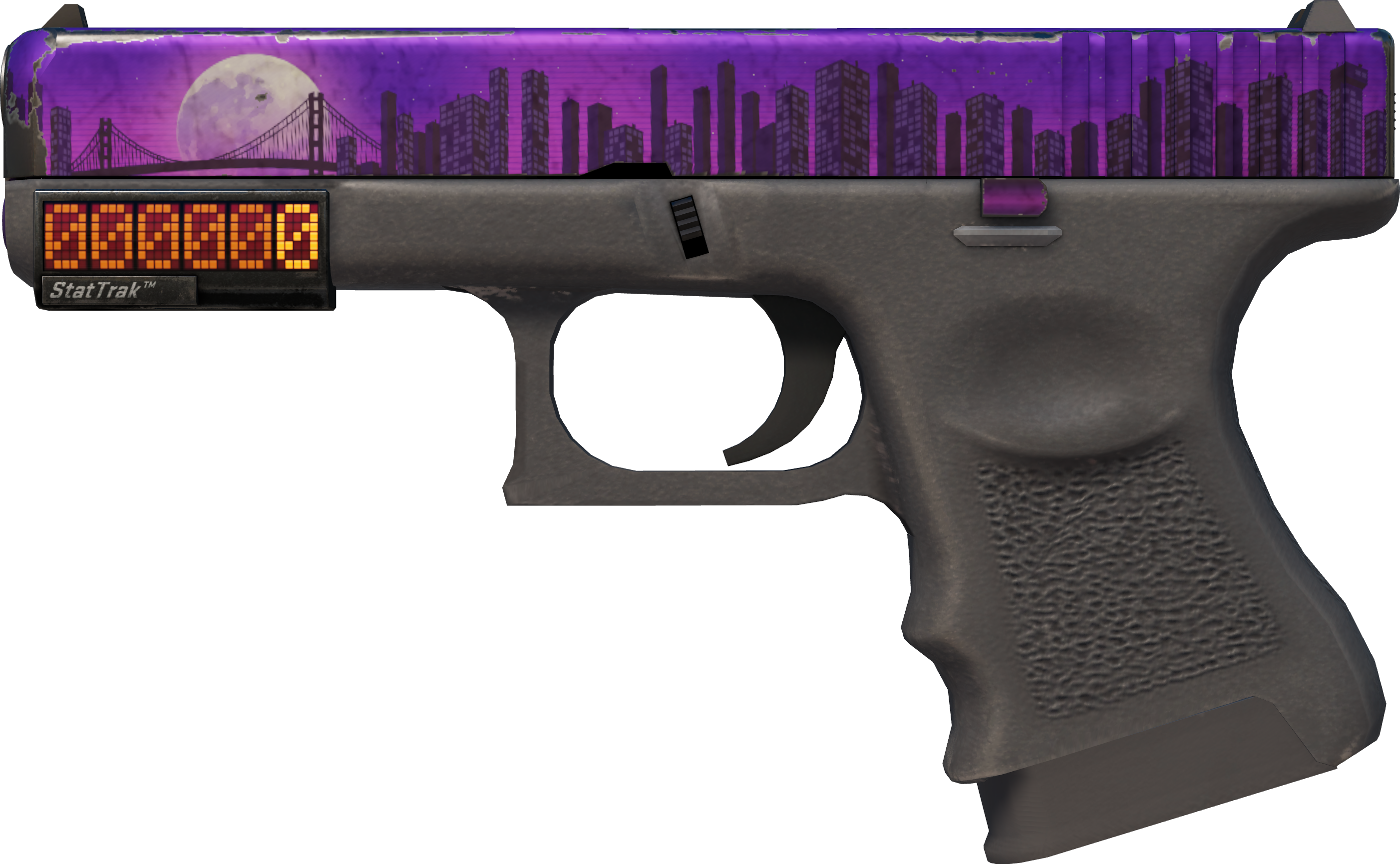 Preview image 1 of StatTrak™ Glock-18 | Lever de lune (Usée)