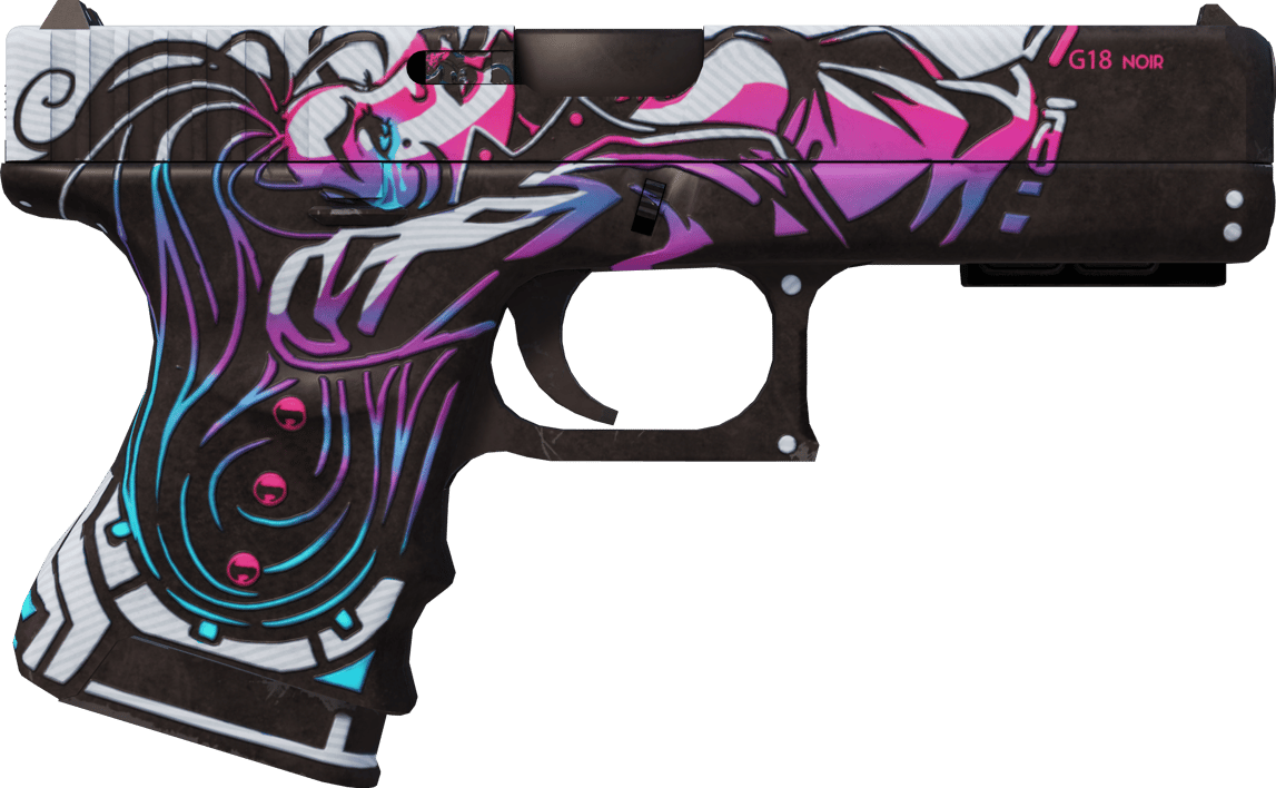 Preview image 2 of StatTrak™ Glock-18 | Neo-noir (prosto z fabryki)