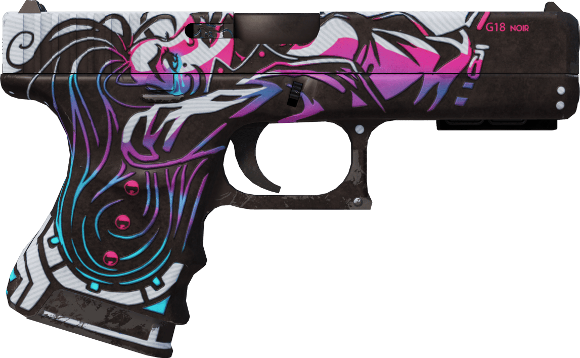Preview image 2 of StatTrak™ Glock-18 | Neo-noir (po testach bojowych)