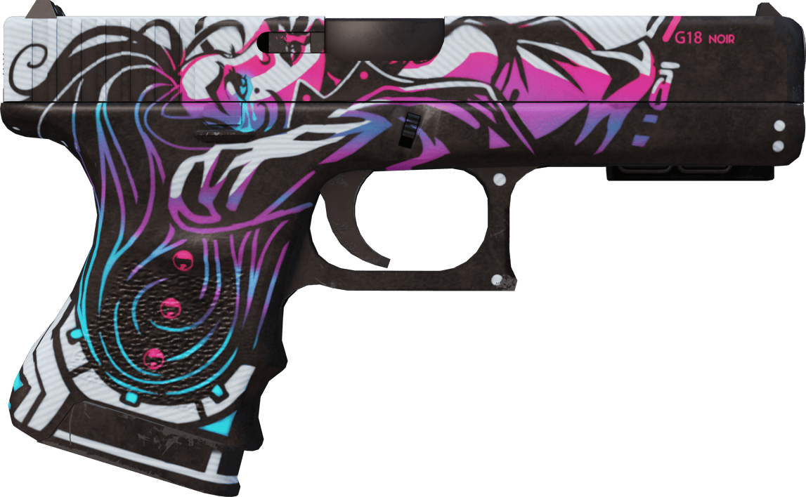Preview image 2 of StatTrak™ Glock-18 | Neo-noir (lekkie zużycie)