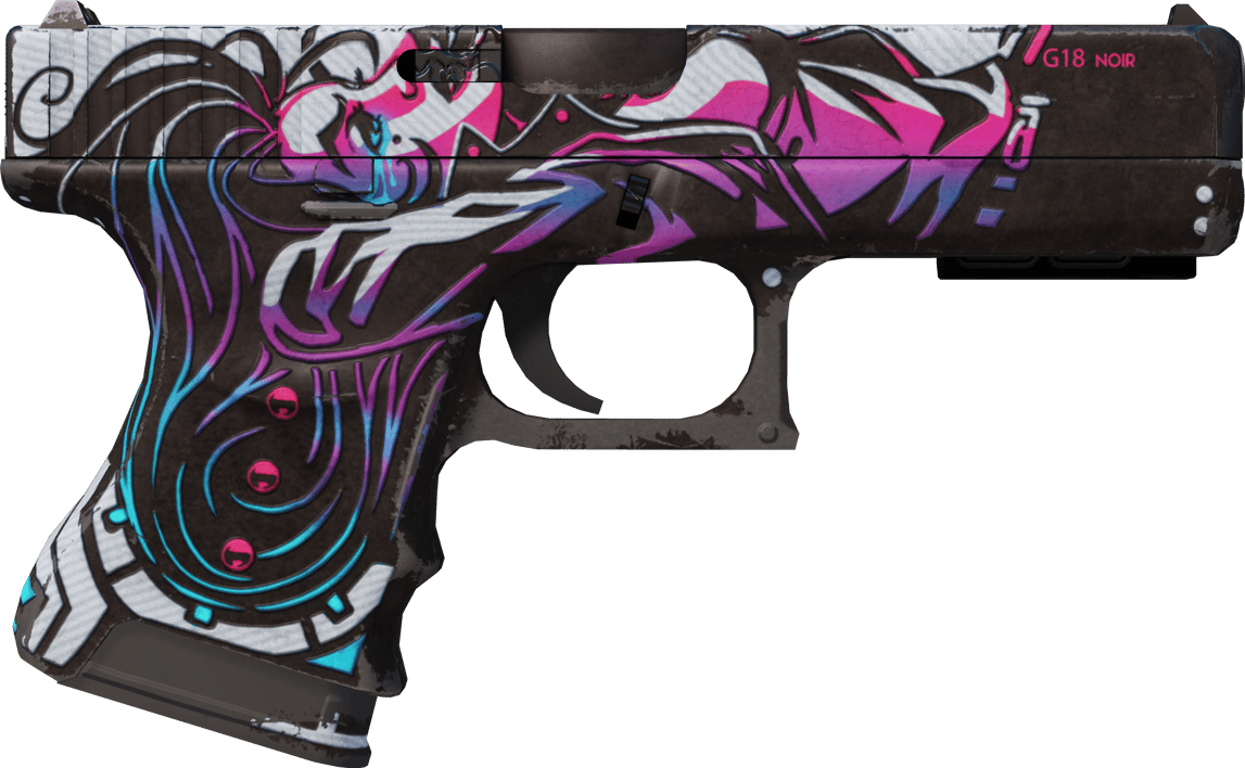 Preview image 2 of StatTrak™ Glock-18 | Neo-noir (mocne zużycie)