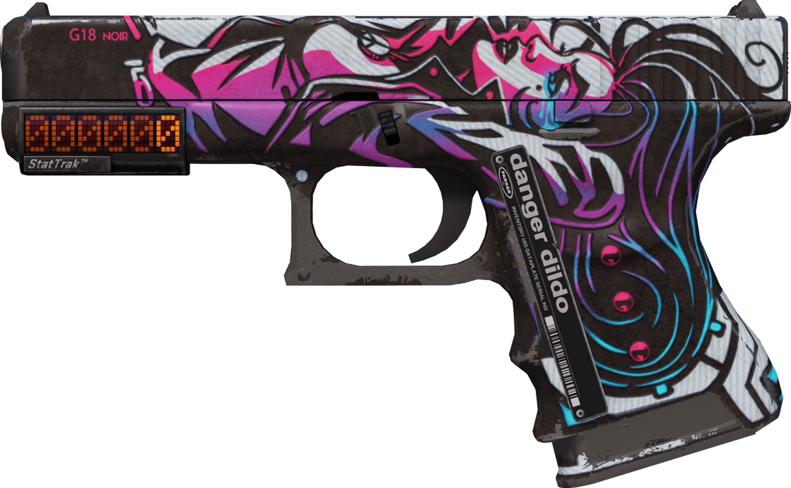 Preview image 1 of StatTrak™ Glock-18 | Neo-noir (mocne zużycie)