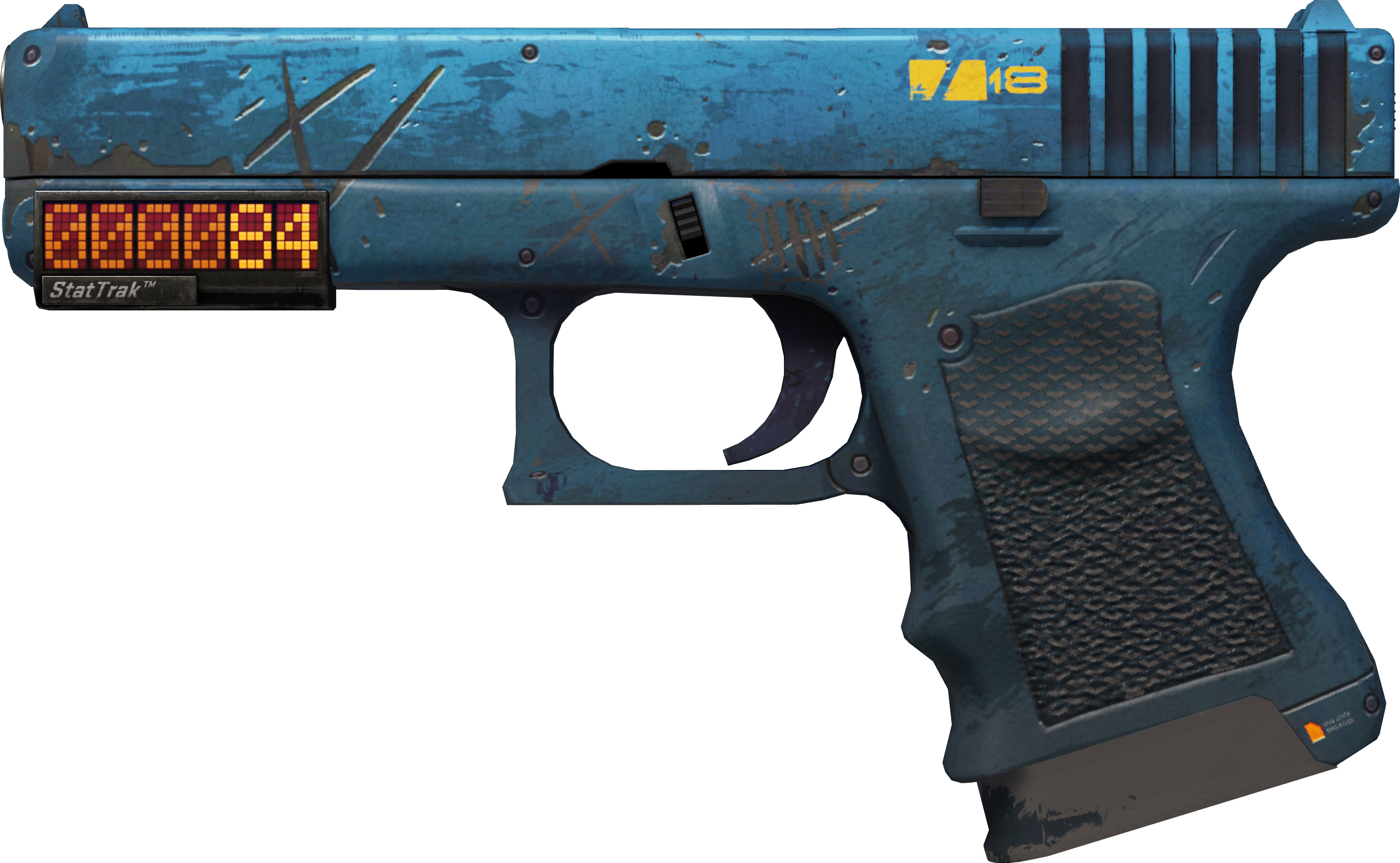 StatTrak™ Glock-18 | Off World (Well-Worn)