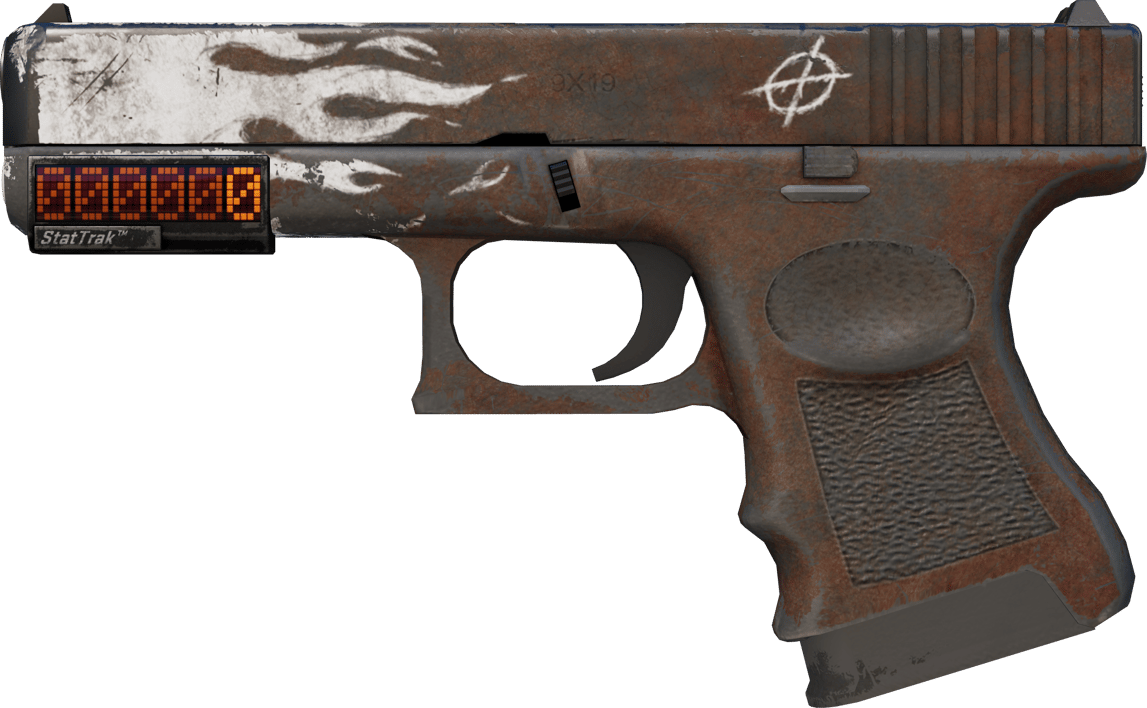 Preview image 1 of StatTrak™ Glock-18 | Oksit Alevi (Savaş Görmüş)