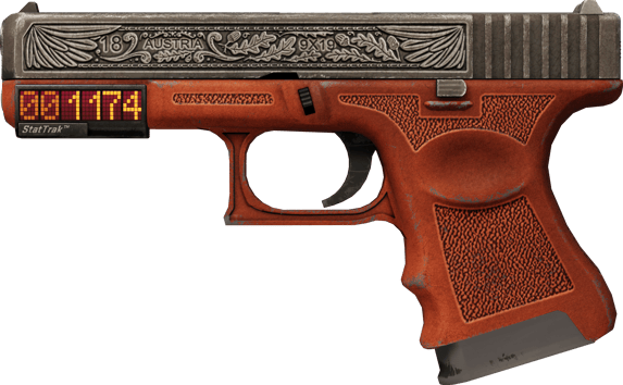 Preview image 1 of StatTrak™ Glock-18 | Légion royale (Marquée par les combats)