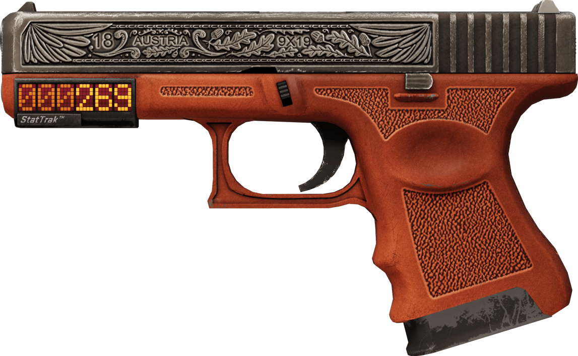 Preview image 1 of StatTrak™ Glock-18 | 皇家军团 (久经沙场)