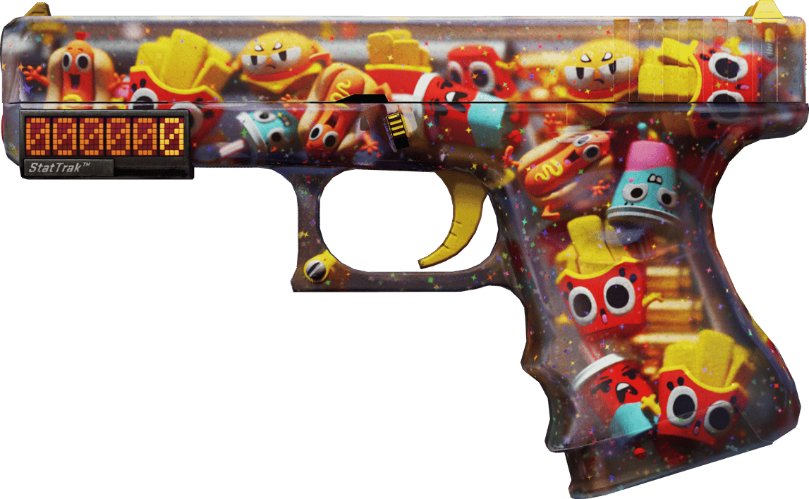 Preview image 1 of StatTrak™ Glock-18 | Abur Cubur Saldırısı (Savaş Görmüş)