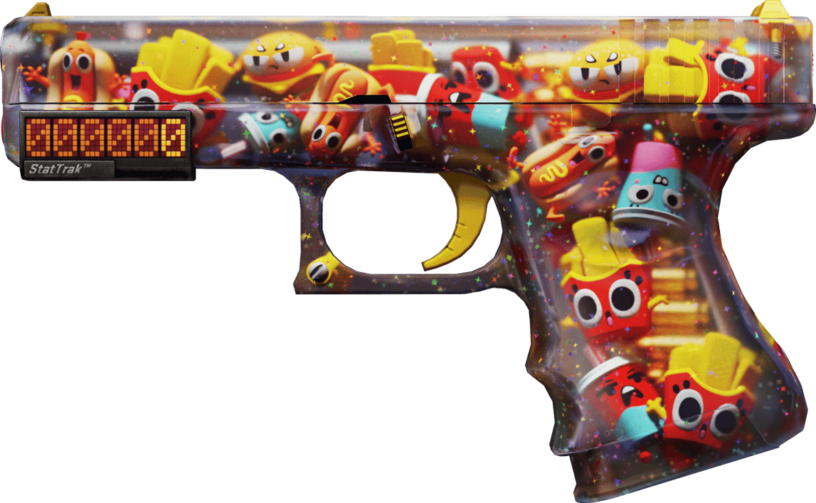 Preview image 1 of StatTrak™ Glock-18 | Abur Cubur Saldırısı (Fabrikadan Yeni Çıkmış)