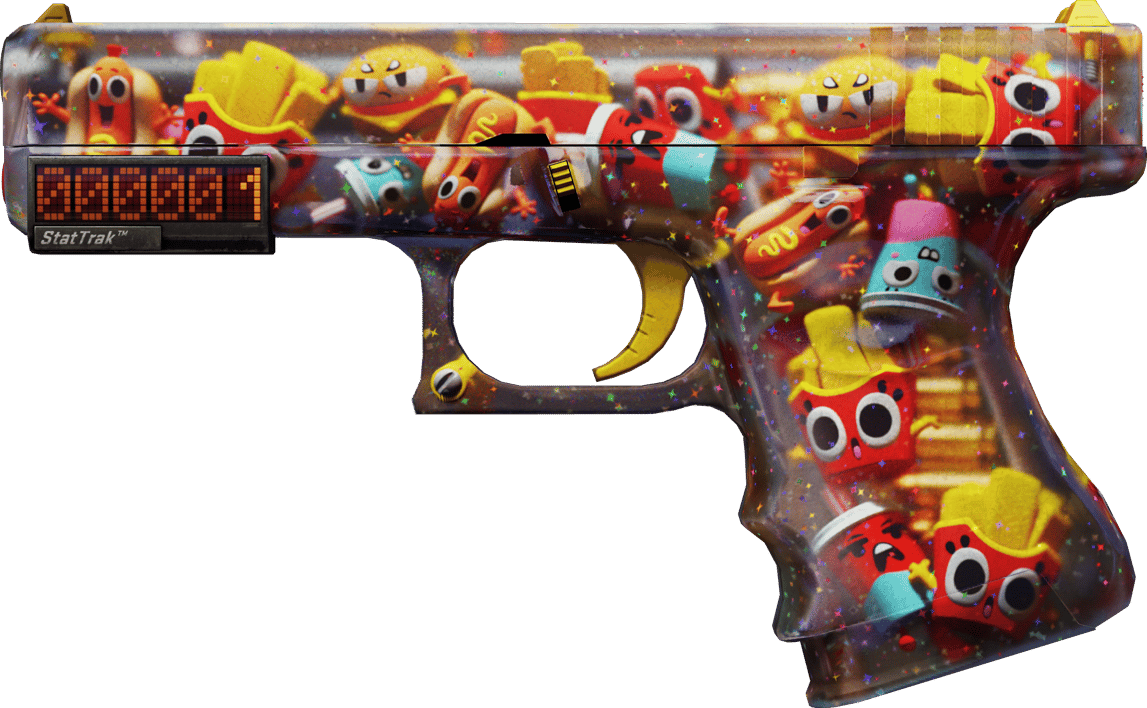 Preview image 1 of StatTrak™ Glock-18 | Abur Cubur Saldırısı (Eskimiş)