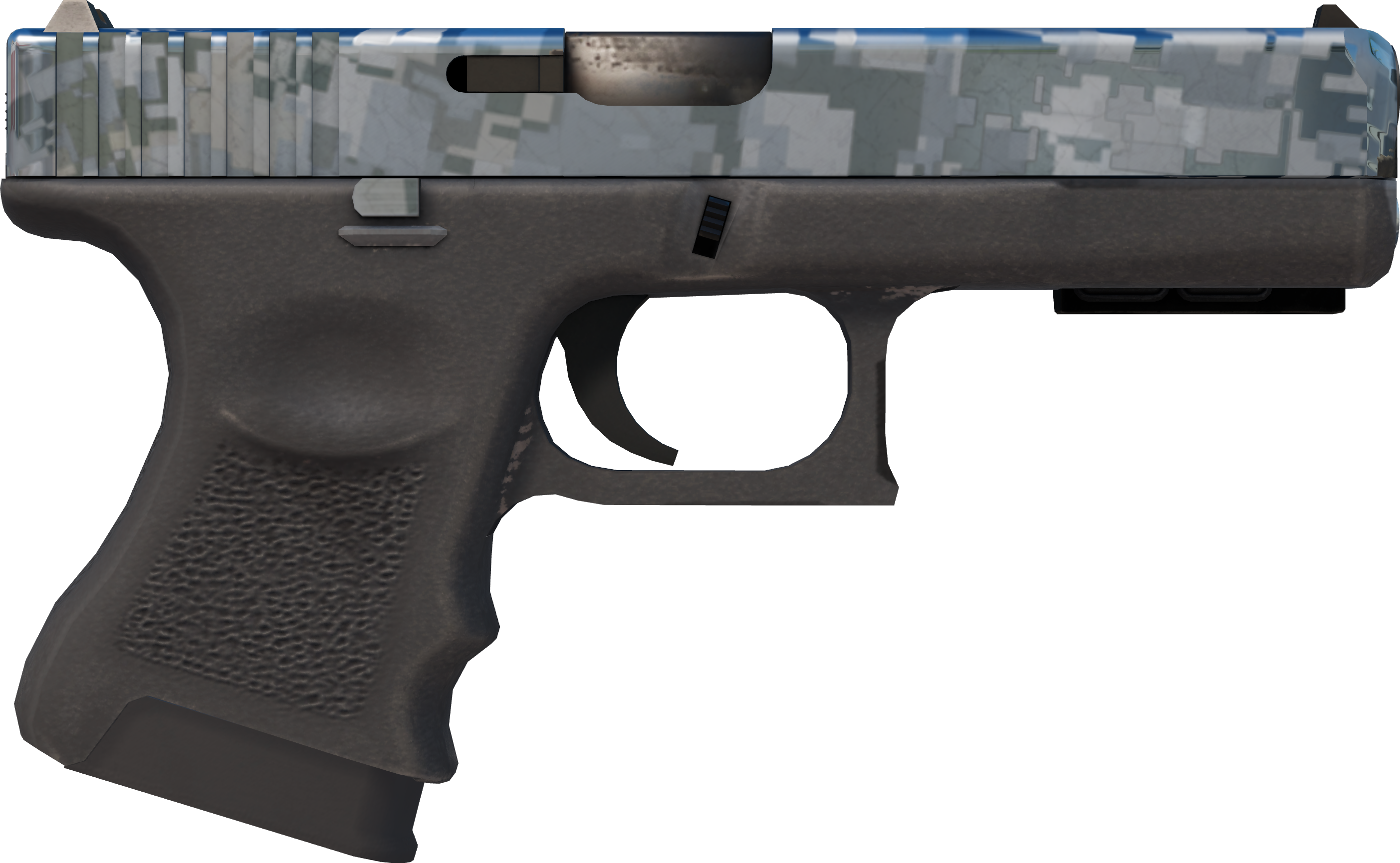 Preview image 2 of StatTrak™ Glock-18 | Acier disruptif (Neuve)
