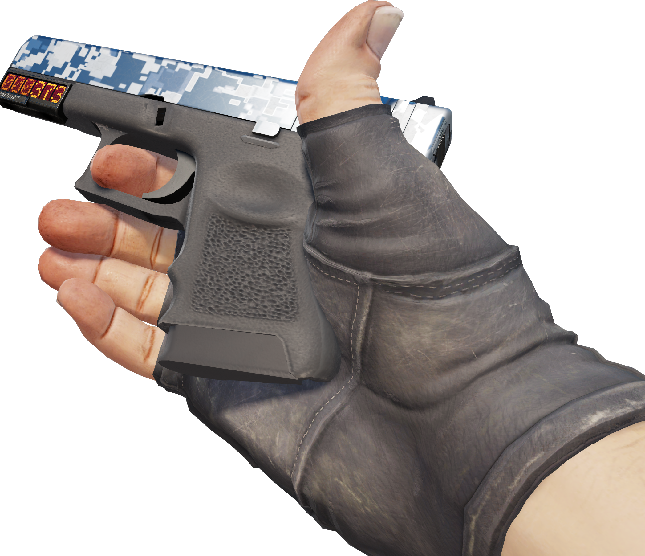 Preview image 3 of StatTrak™ Glock-18 | Acier disruptif (Neuve)