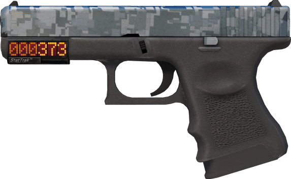StatTrak™ Glock-18 | Parçalı Çelik (Fabrikadan Yeni Çıkmış)