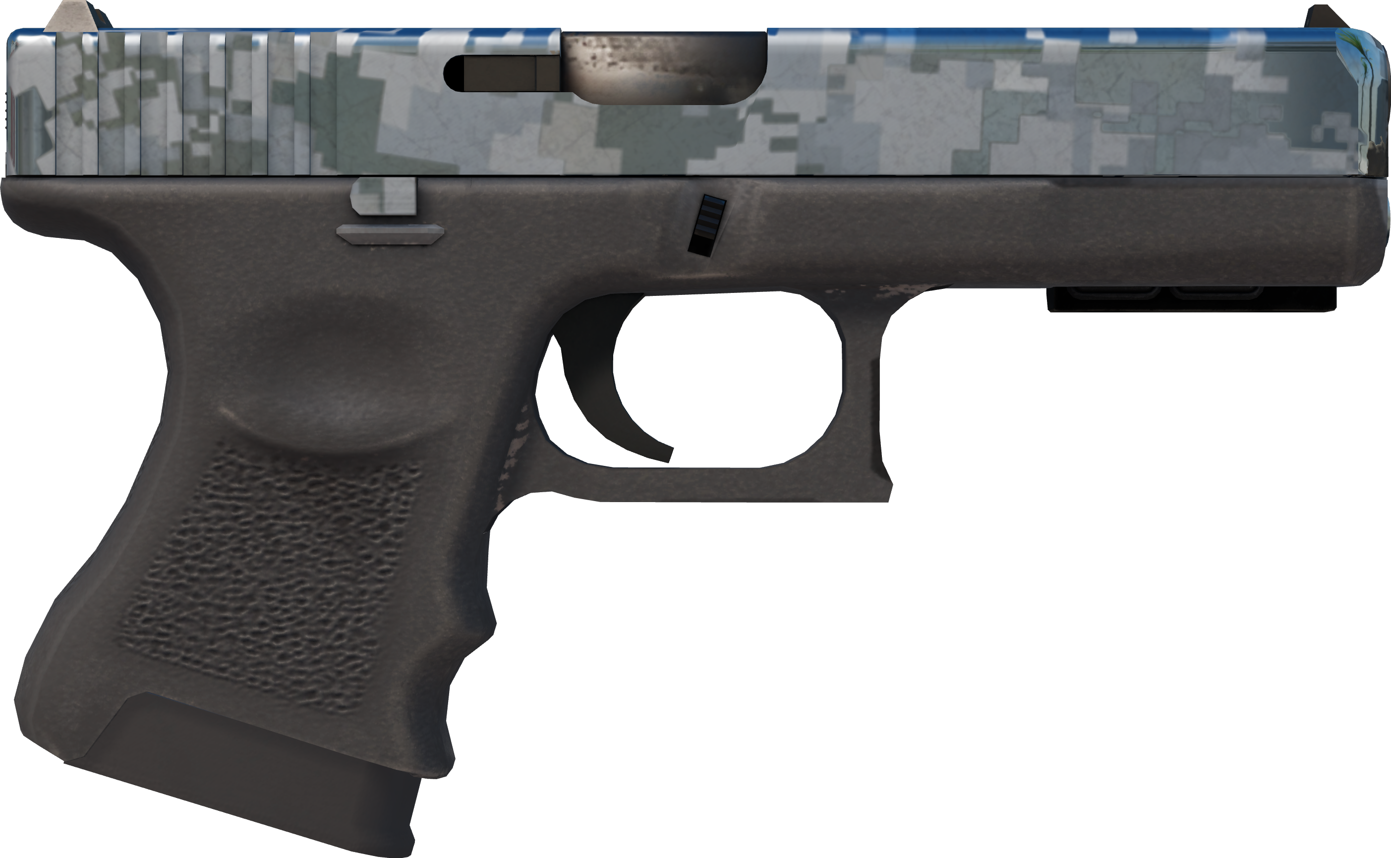 Preview image 2 of StatTrak™ Glock-18 | Acier disruptif (Très peu usée)