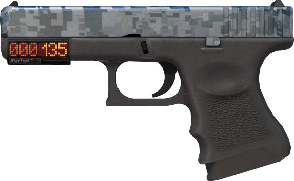 StatTrak™ Glock-18 | Steel Disruption (新品同様)