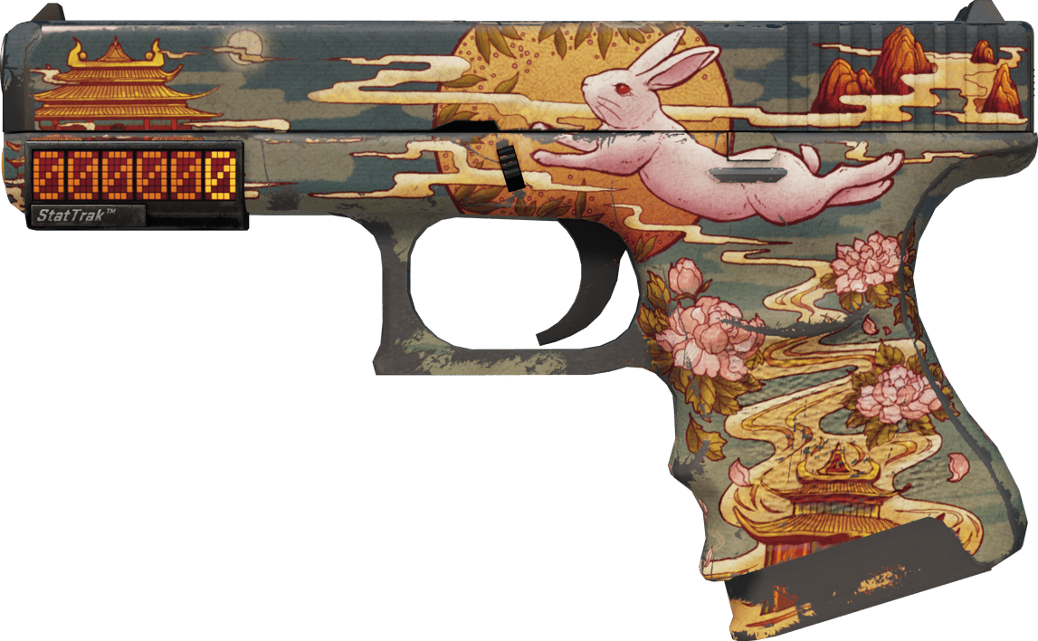 Preview image 1 of StatTrak™ Glock-18 | Alacakaranlık Tavşanı (Savaş Görmüş)