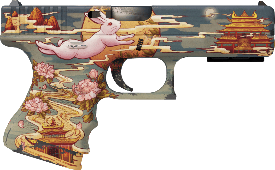 Preview image 2 of StatTrak™ Glock-18 | Umbral Rabbit (Testado no Terreno)