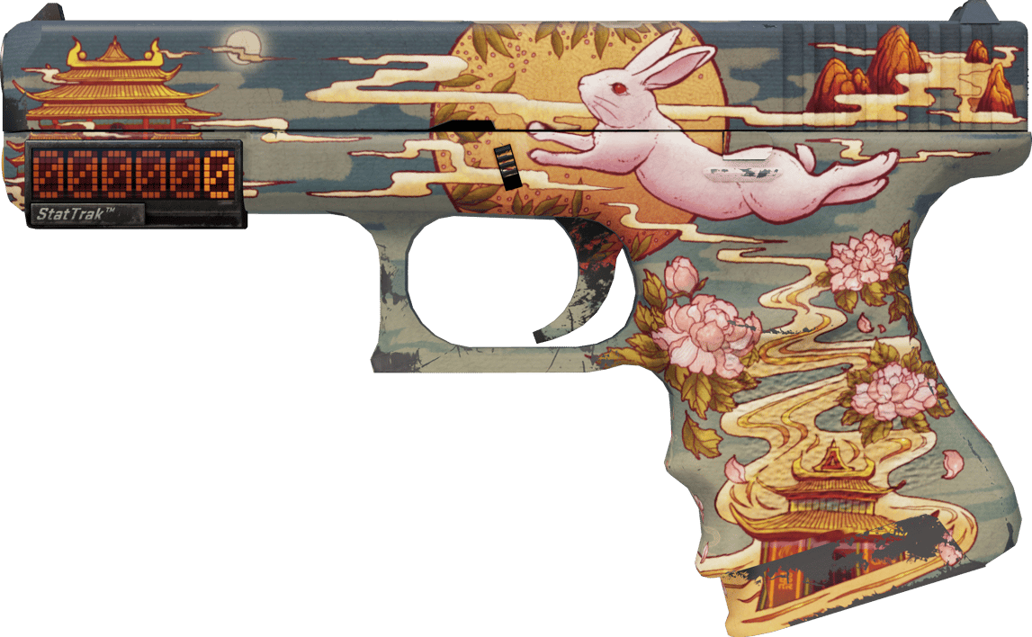 Preview image 1 of StatTrak™ Glock-18 | Umbral Rabbit (Testado no Terreno)
