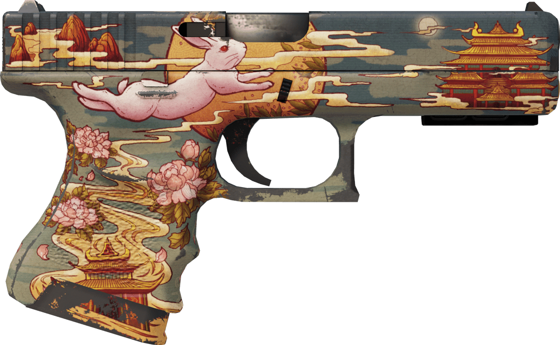 Preview image 2 of StatTrak™ Glock-18 | Cienisty królik (mocne zużycie)