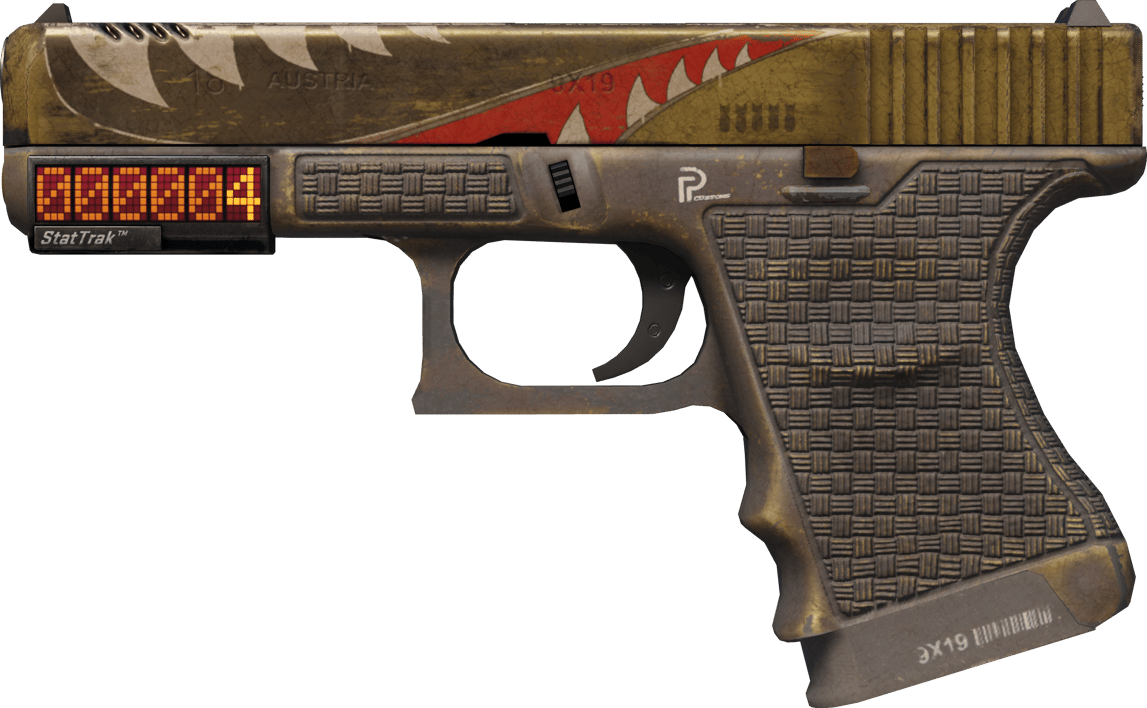 Preview image 1 of StatTrak™ Glock-18 | 戰鷹 (戰痕累累)