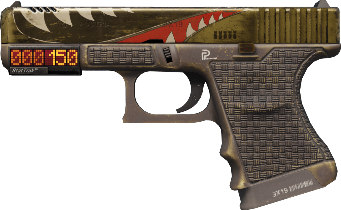 Preview image 1 of StatTrak™ Glock-18 | Warhawk (Nuovo di fabbrica)