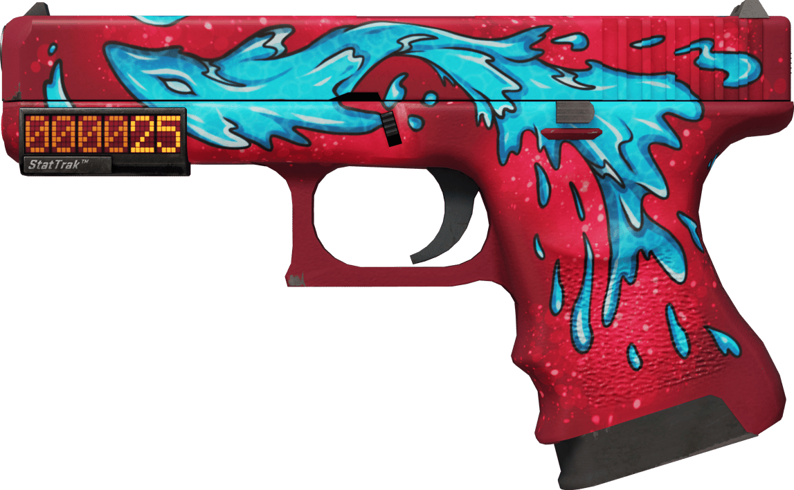 Preview image 1 of StatTrak™ Glock-18 | 물의 정령 (막 출고된)