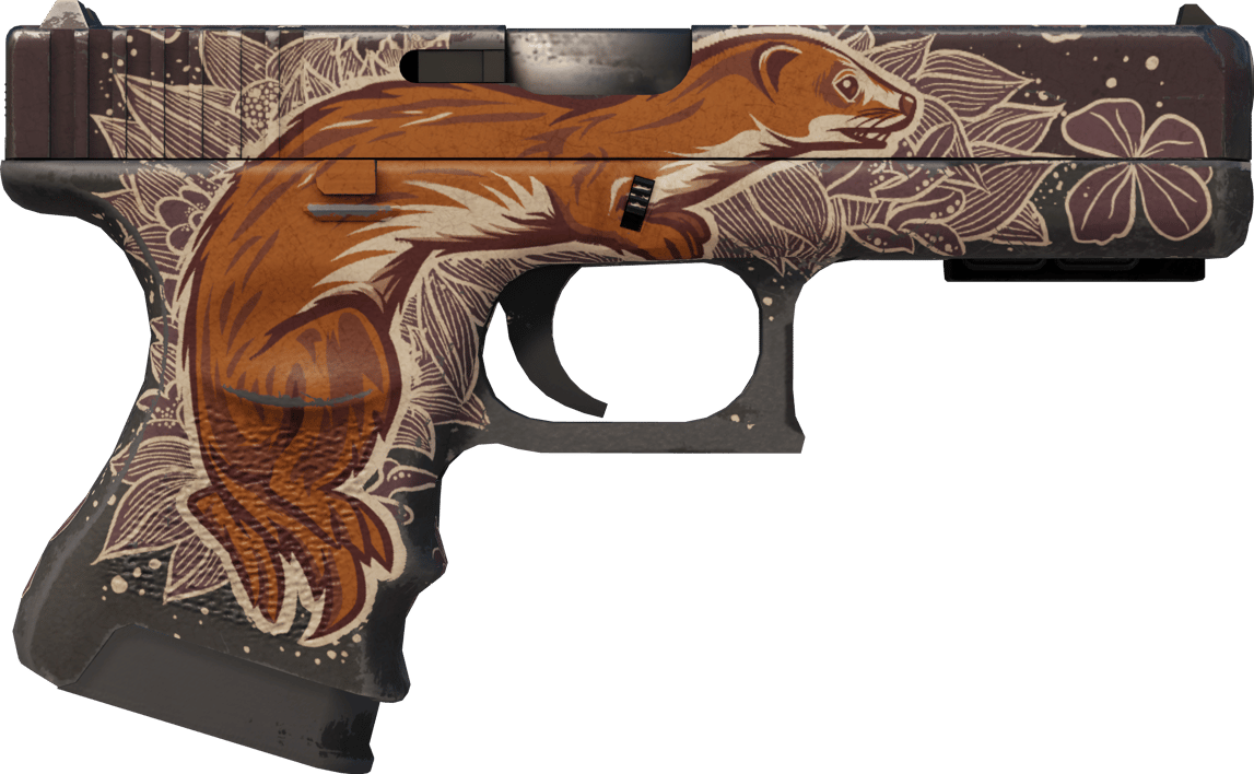Preview image 2 of StatTrak™ Glock-18 | Weasel (ถลอกปอกเปิกจากการรบ)