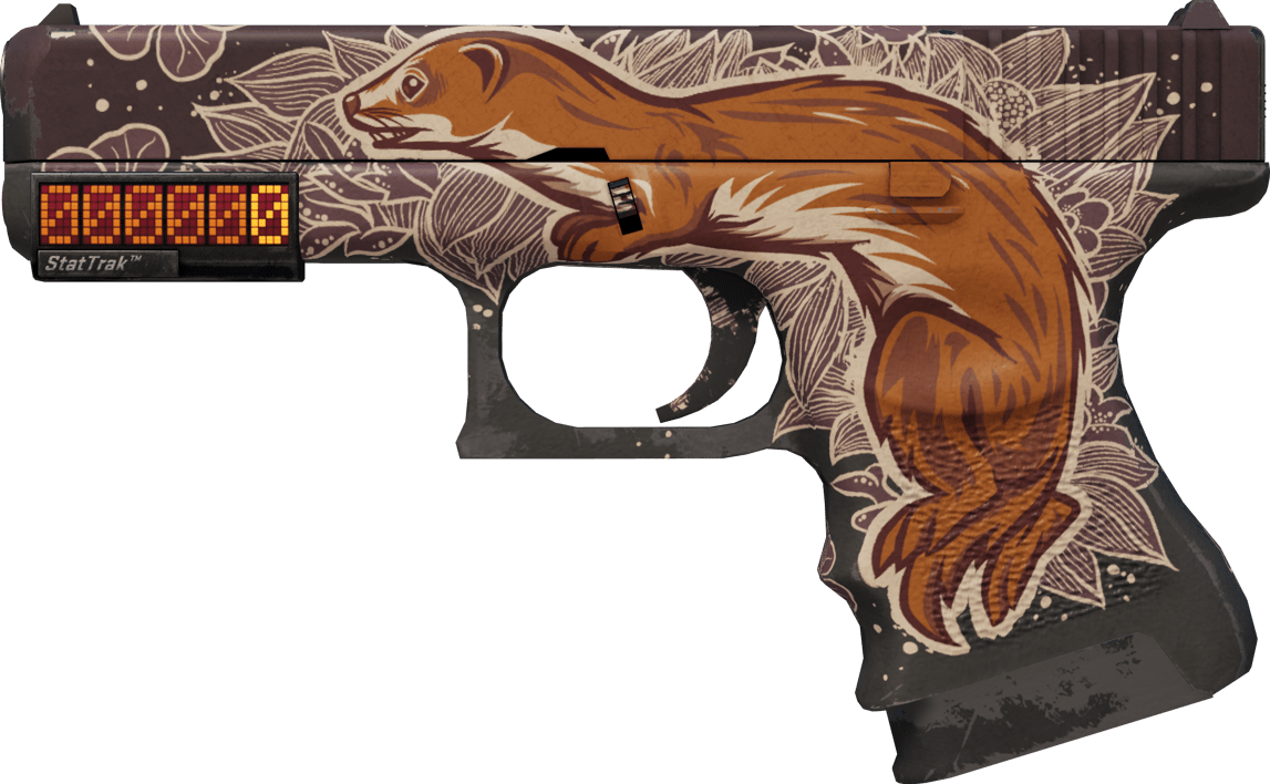 Preview image 1 of StatTrak™ Glock-18 | Weasel (ผ่านการทดสอบภาคสนาม)