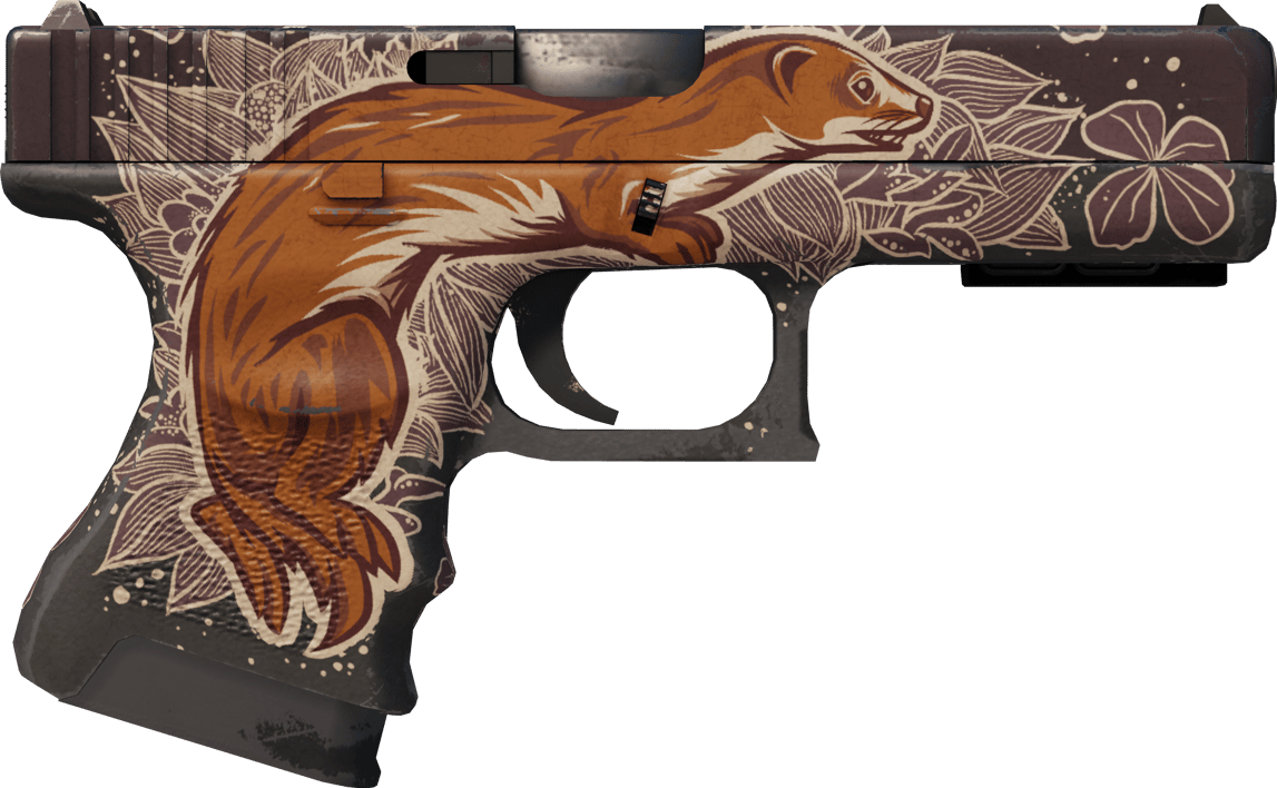 Preview image 2 of StatTrak™ Glock-18 | Weasel (มีรอยถลอกอย่างมาก)