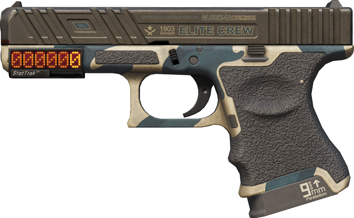 Preview image 1 of StatTrak™ Glock-18 | Kışa Hazır (Savaş Görmüş)