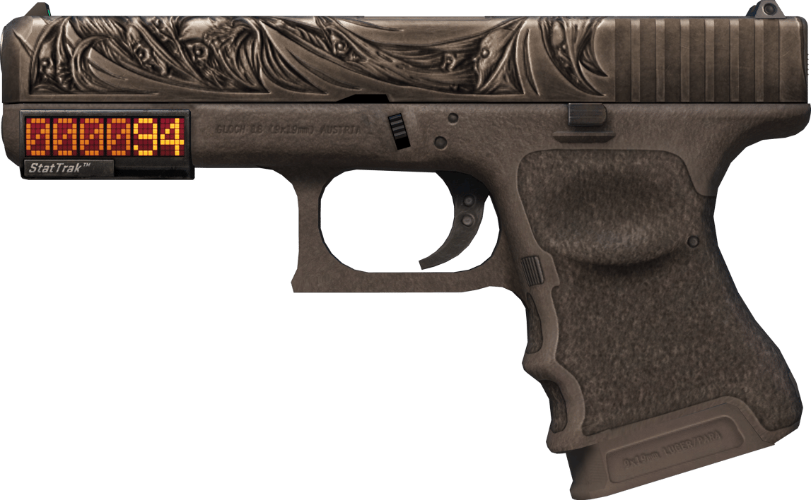 Preview image 1 of StatTrak™ Glock-18 | Wraiths (มีรอยถลอกเล็กน้อย)