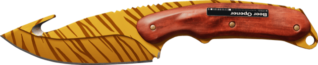 Preview image 2 of ★ StatTrak™ Gut Knife | Tiger Tooth (Factory New)