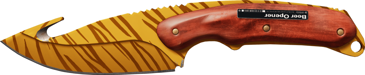 Preview image 2 of ★ StatTrak™ Gut Knife | Tiger Tooth (Factory New)