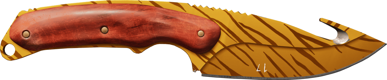 Preview image 1 of ★ StatTrak™ Gut Knife | Tiger Tooth (Factory New)