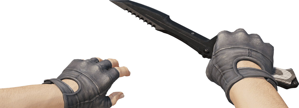 Preview image 4 of ★ StatTrak™ Coltello da cacciatore | Black Laminate (Testato sul campo)