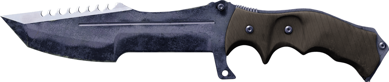 Preview image 2 of ★ StatTrak™ Coltello da cacciatore | Blue Steel (Segnato dalle battaglie)