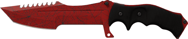 Preview image 2 of ★ StatTrak™ Nóż myśliwski | Szkarłatna sieć (lekkie zużycie)