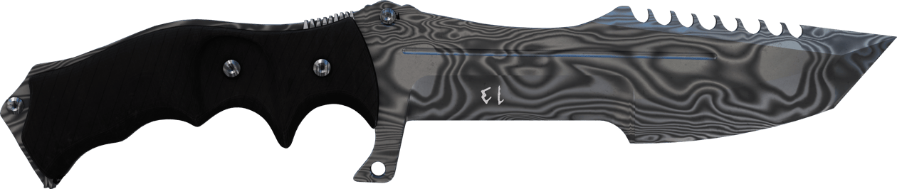 Preview image 1 of ★ StatTrak™ Jagdmesser | Damaszener Stahl (Fabrikneu)