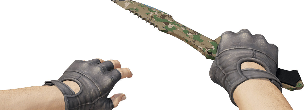 Preview image 4 of ★ StatTrak™ Faca Huntsman | Forest DDPAT (Testado no Terreno)