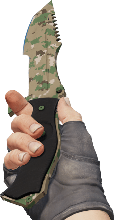 Preview image 3 of ★ StatTrak™ Faca Huntsman | Forest DDPAT (Com Pouco Uso)