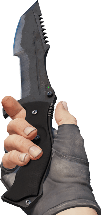 Preview image 3 of ★ StatTrak™ มีดนายพราน | Night (ถลอกปอกเปิกจากการรบ)