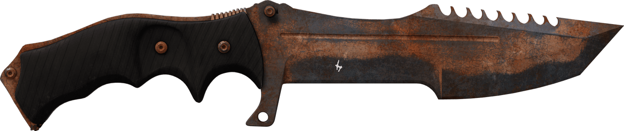 Preview image 1 of ★ StatTrak™ Couteau de chasse | Aspect rouillé (Marquée par les combats)