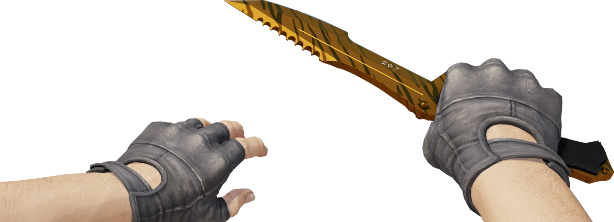 Preview image 4 of ★ StatTrak™ Dao Huntsman | Tiger Tooth (FN - Mới cứng)