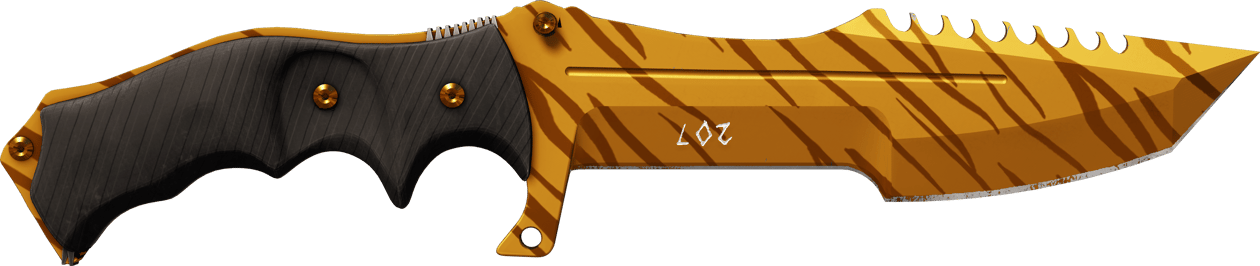 Preview image 1 of ★ StatTrak™ Dao Huntsman | Tiger Tooth (FN - Mới cứng)