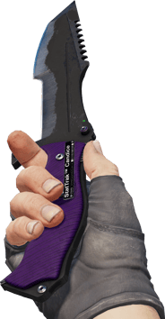 Preview image 3 of ★ StatTrak™ Faca Huntsman | Ultraviolet (Gasto)