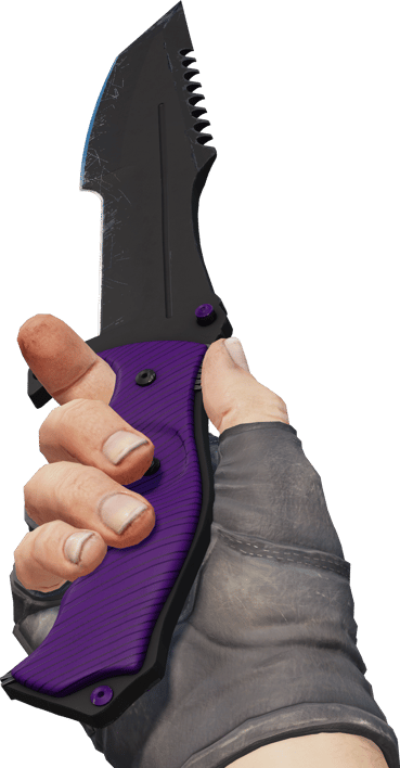 Preview image 3 of ★ StatTrak™ Faca Huntsman | Ultraviolet (Testado no Terreno)