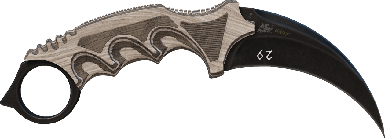 Preview image 2 of ★ StatTrak™ Karambit | Siyah Laminant (Az Aşınmış)