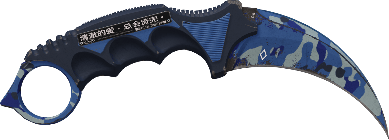 Preview image 2 of ★ StatTrak™ Karambit | Kirkas vesi (Käytössä kokeiltu)