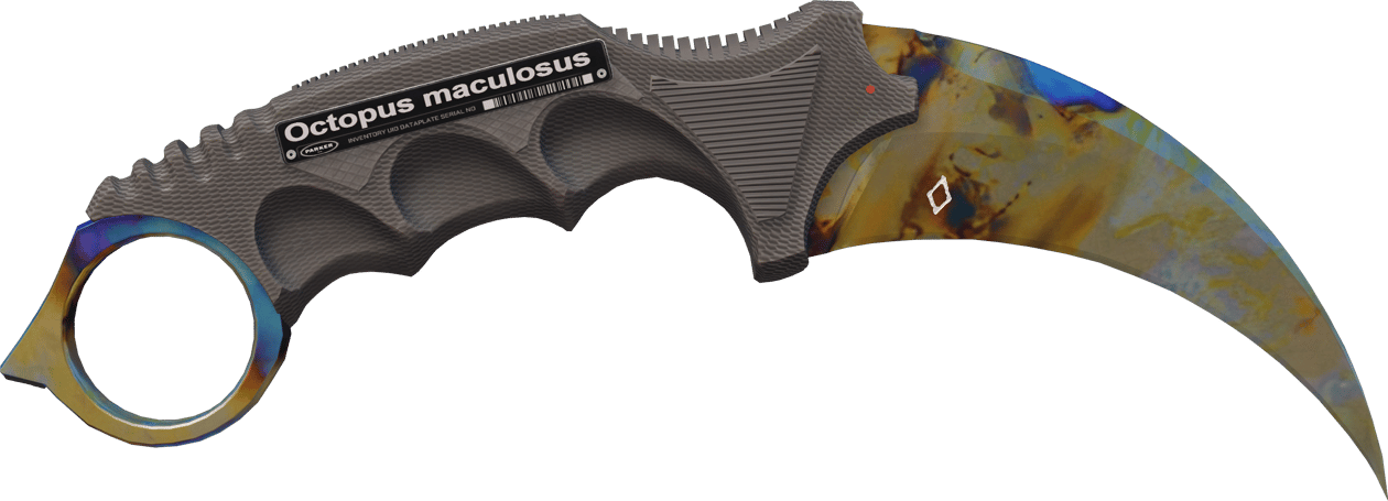Preview image 2 of StatTrak™ Karambit | Case Hardened (Minimal Wear)