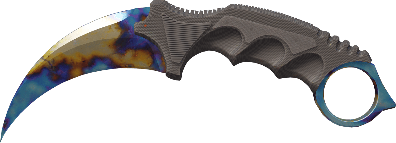 Preview image 1 of StatTrak™ Karambit | Case Hardened (Minimal Wear)